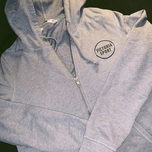 Grey Zip Up Hoodie